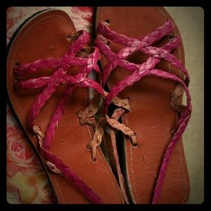 NWOT Braided Boho Sandals / Mexican Huaraches
